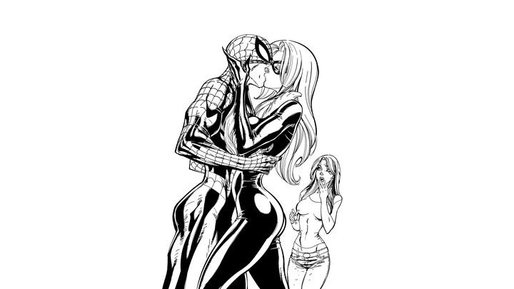 Spiderman y Blackcat