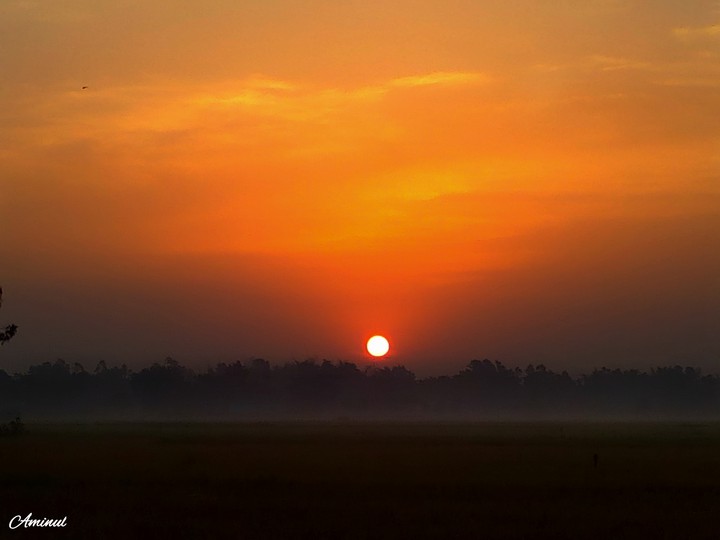 Sunrise in Bangladesh