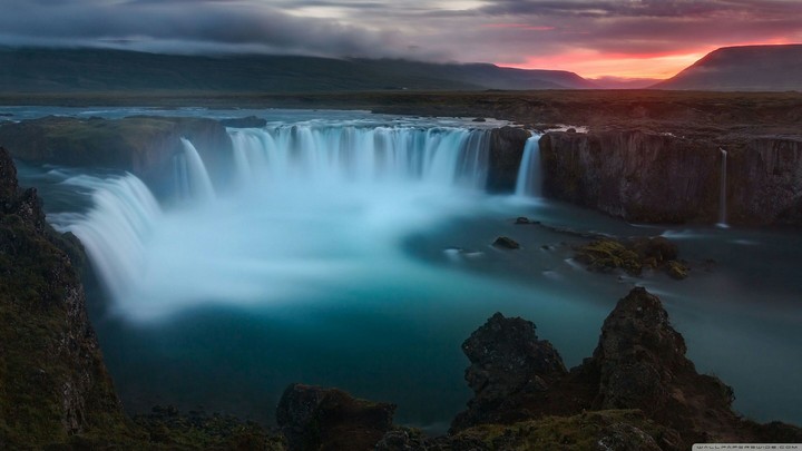 Godafoss Waterfalls, Iceland