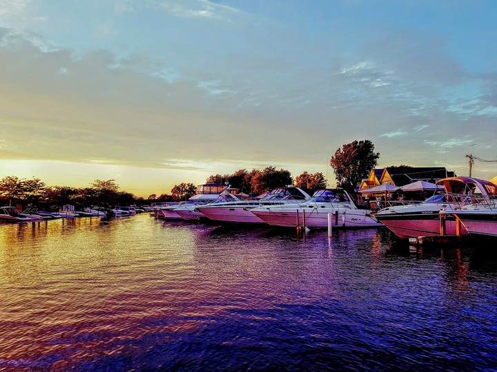 the sunset