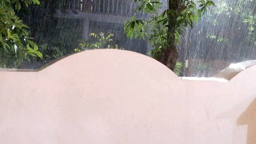 Its raining heavily