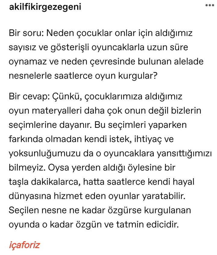 Oyuncak seçimi
