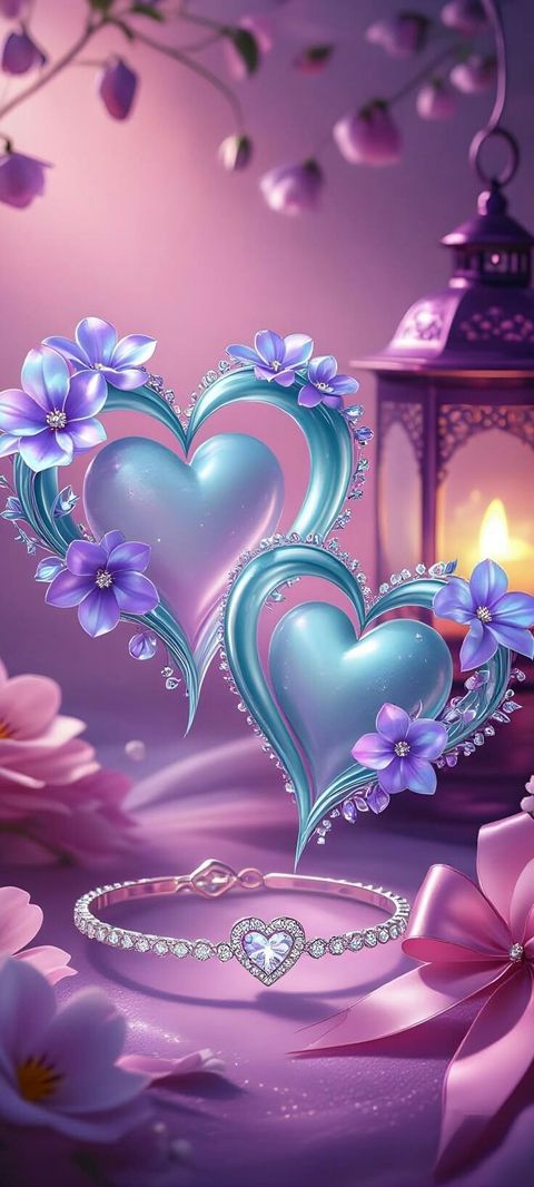 sfondi heart, petal