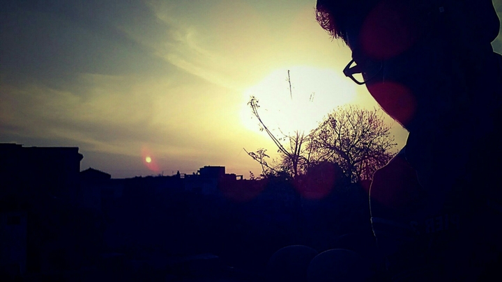 sun set.