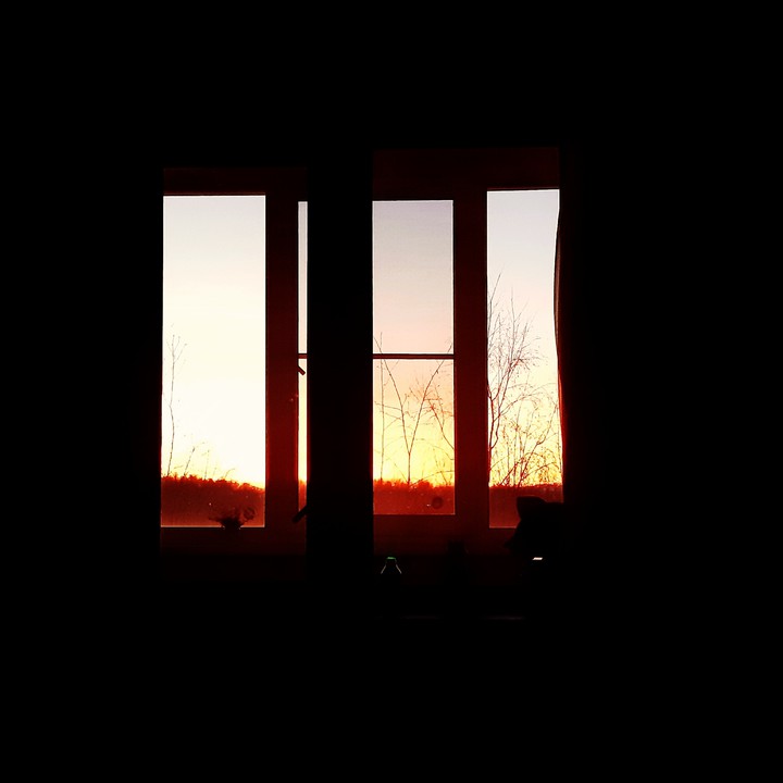 Fire of the evening sun