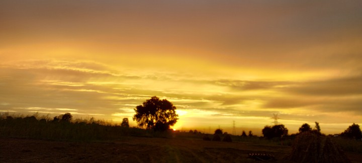 sunset time