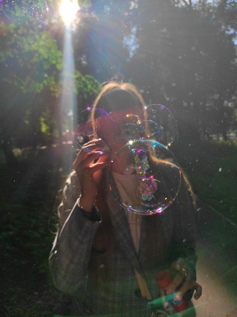 soap bubbles