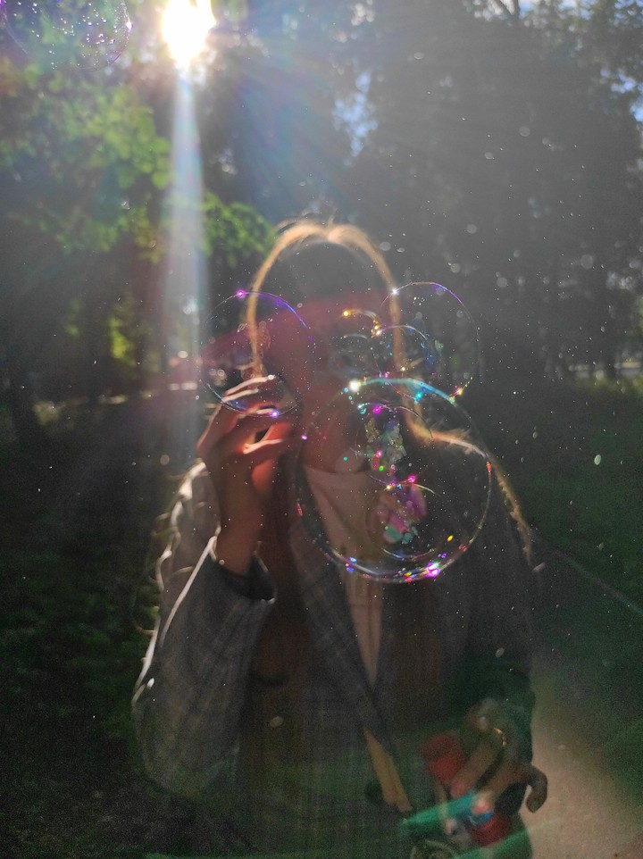 soap bubbles