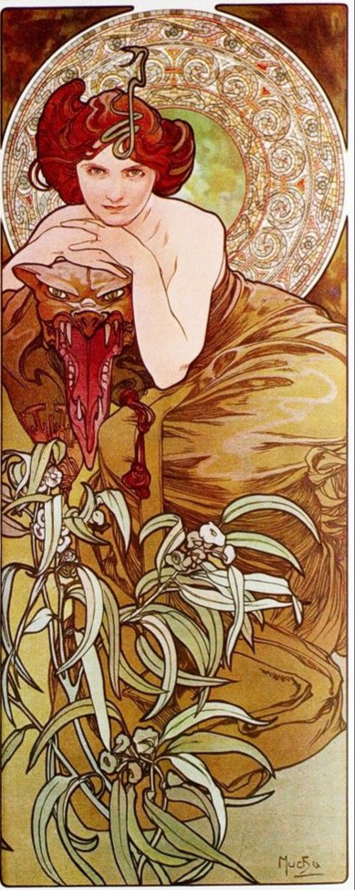 L'Émeralde, Mucha