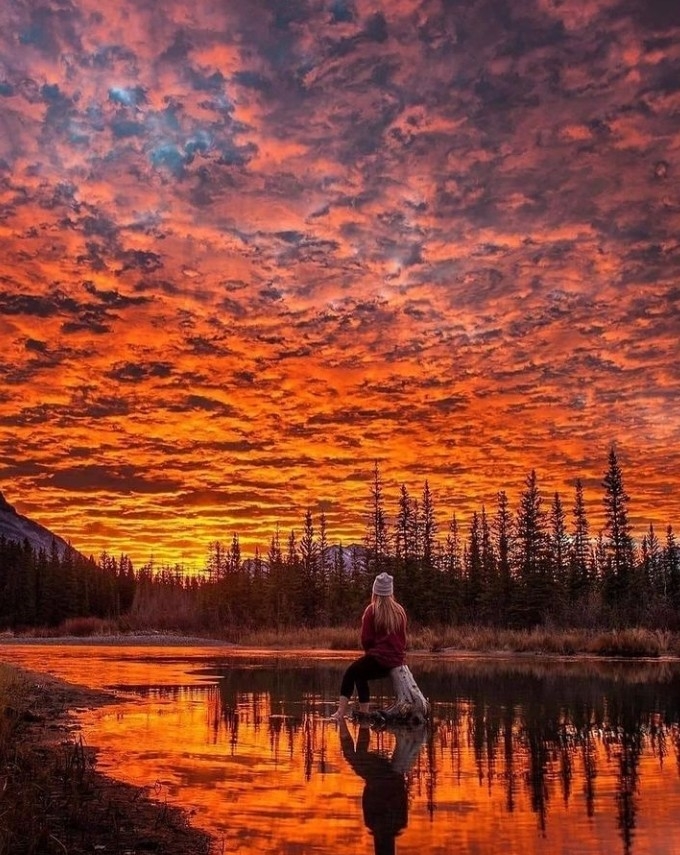 Beautiful sunset.