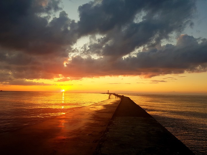 Sunset in Europe