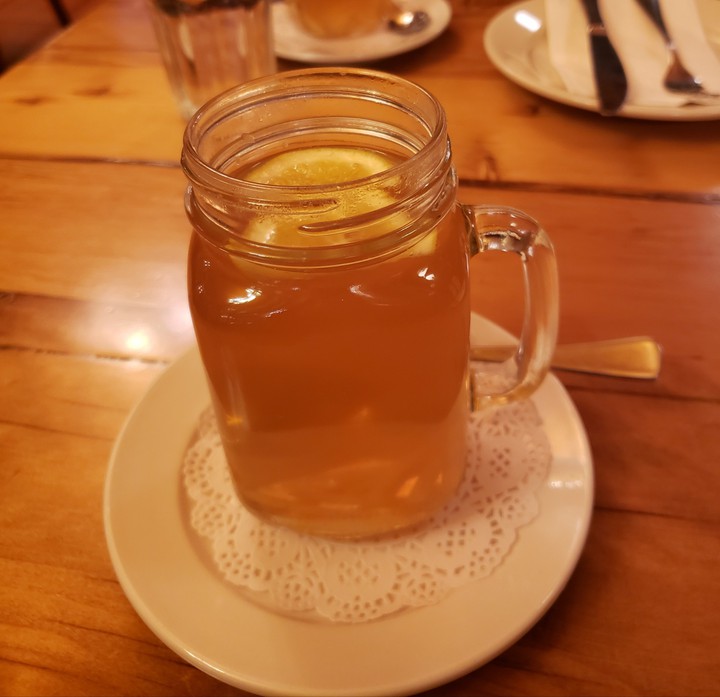 delicious ginger-lemon tea