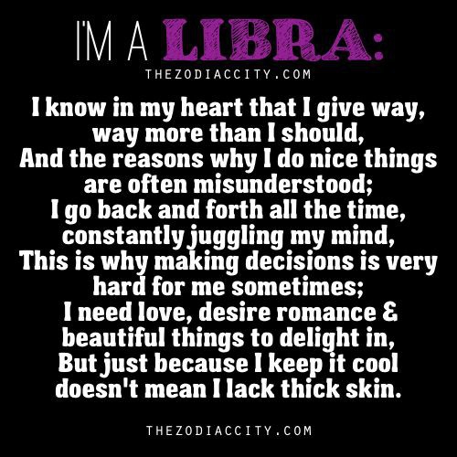 I'm a Libra ♎