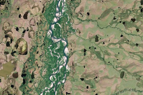 river, creek achtergronden
