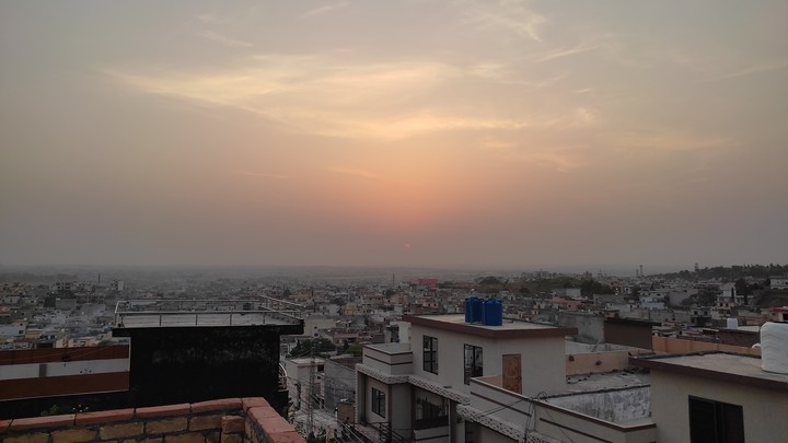 Sun ? sets Peaceful Evening