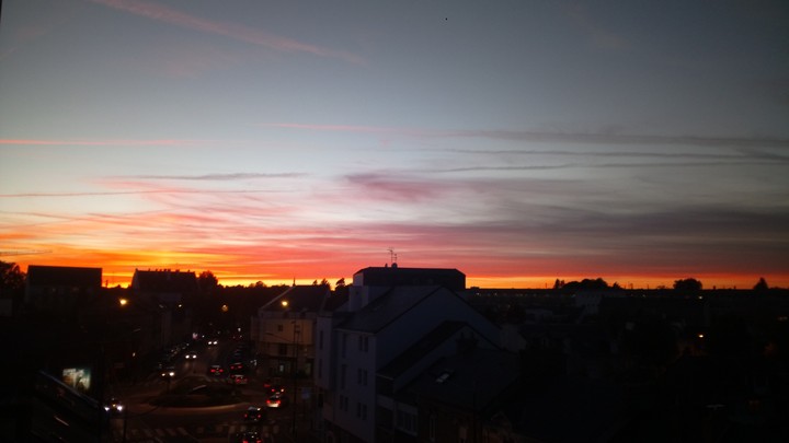 City sunset