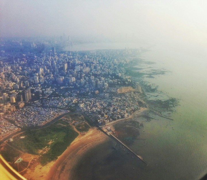 Mumbai city from above