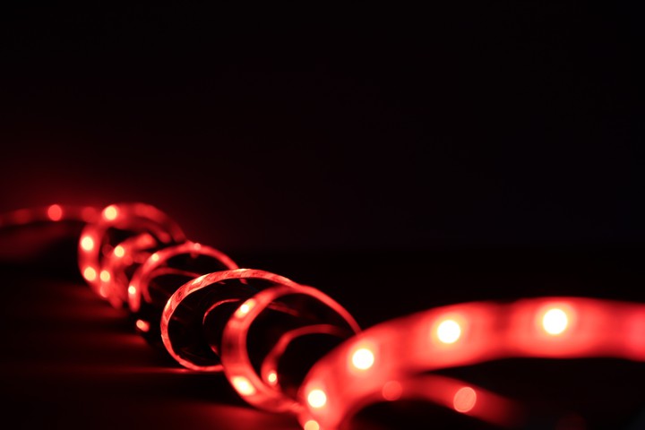 Red light around flute