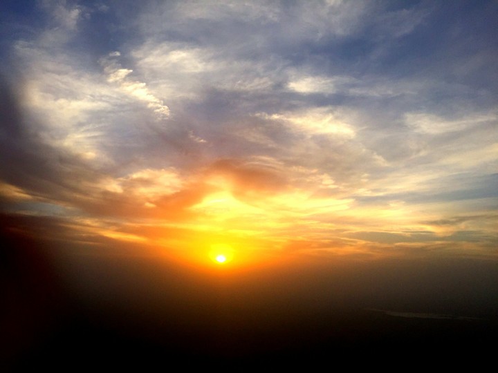 Hilly Sunset