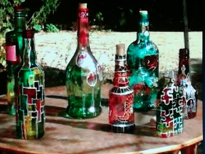 vitina on glass
