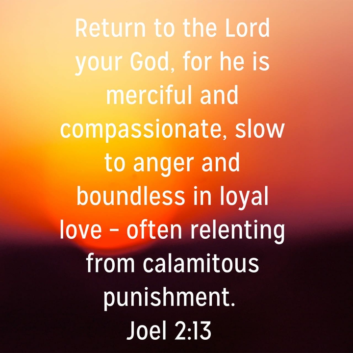 Joel 2:13