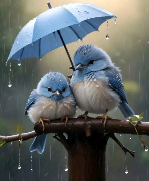 umbrella, songbird壁纸