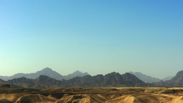 Desert mountains in the Sinai peninsula