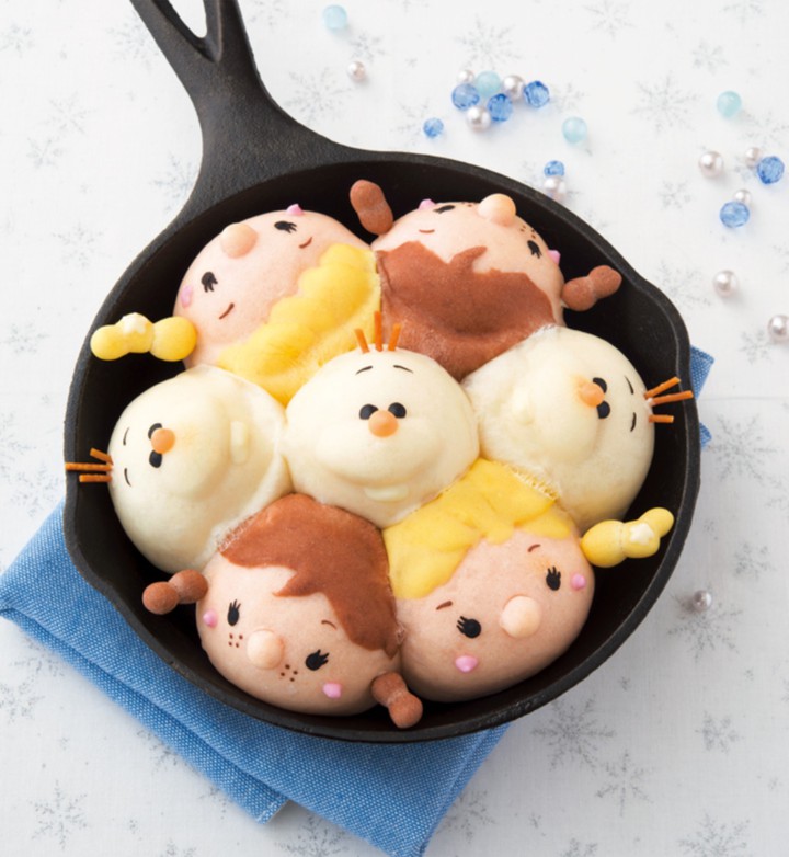Frozen character buns