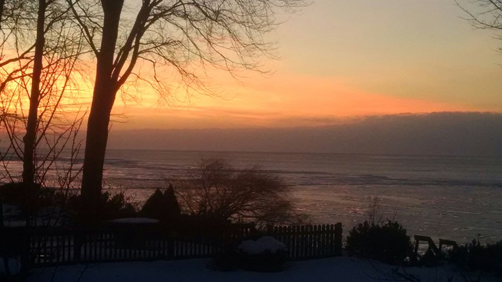 Sunset on the lake