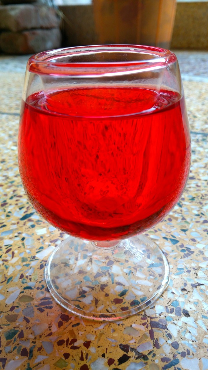 Red glass