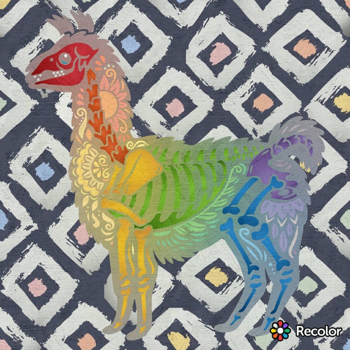 Rainbow Llama