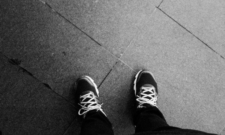 standing still