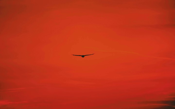 red sky