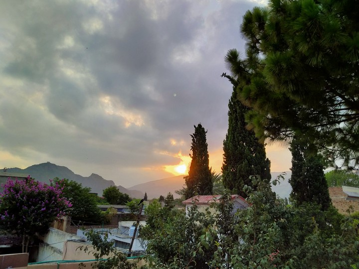 Sunshine in rainy days