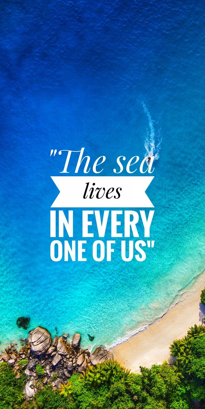 The sea lives in every one of us