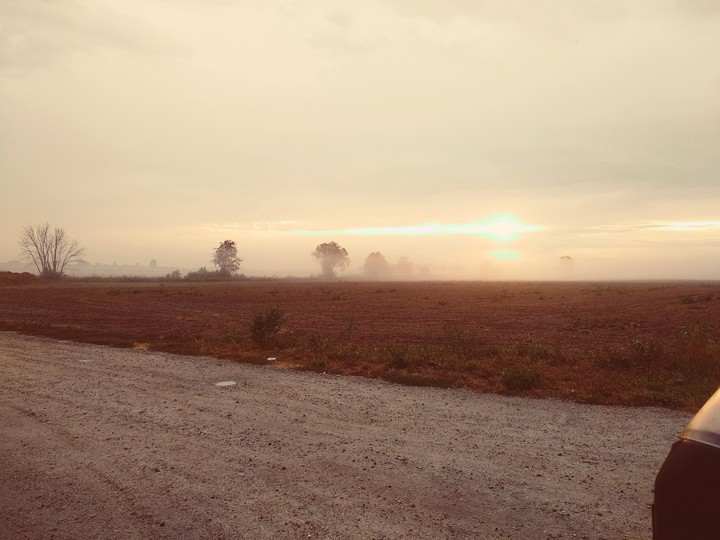 Wind, fog, me and a friend, scooter, accident, goodbye