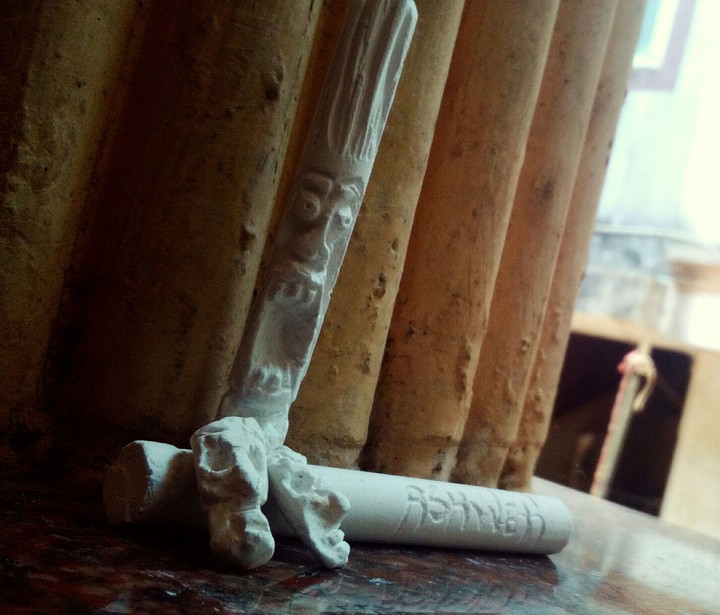 chalk carving