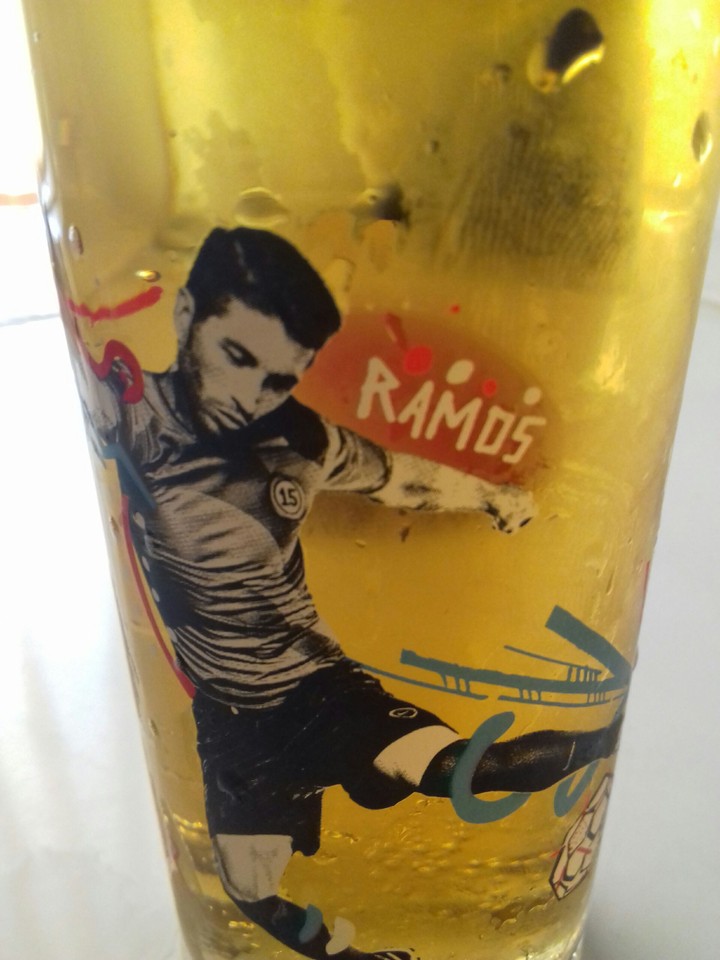 Sergio Ramos glass