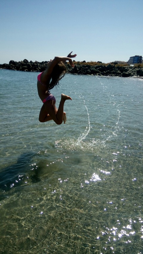 girl and sea