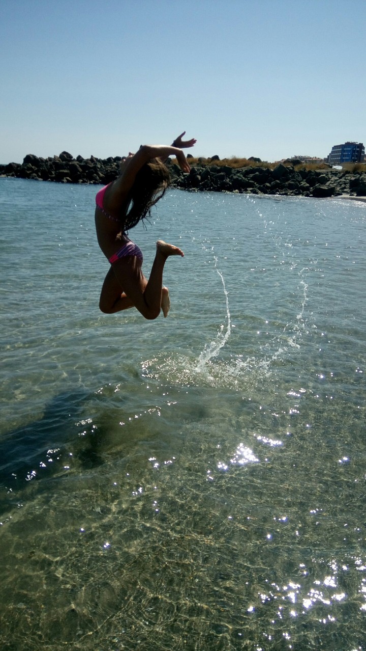 girl and sea