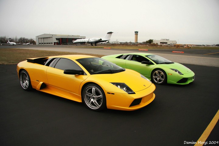 cHexxy Yellow & Green Lamborghini