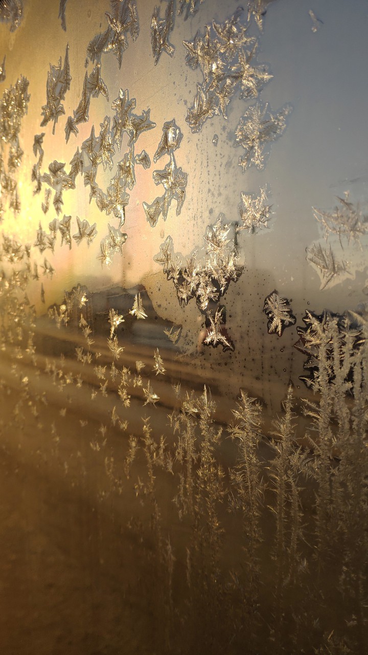 icy glass