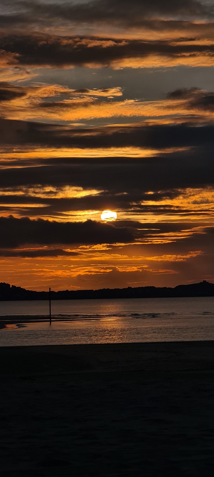 sunset in cornwall