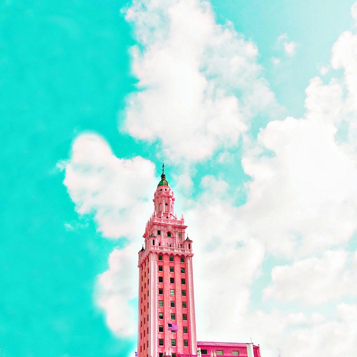 beautiful blue sky