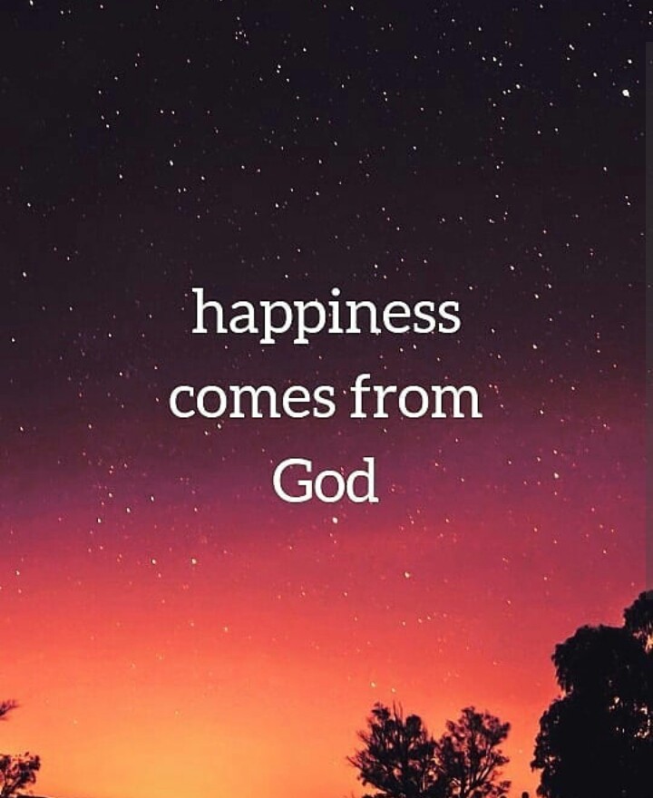 happiness and God
