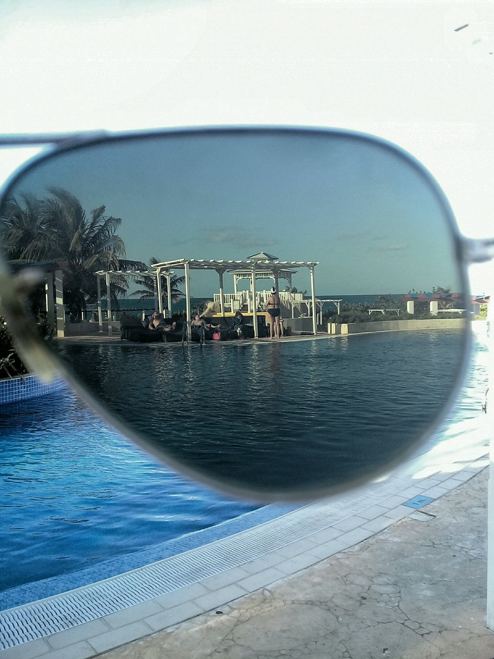 Through the glass