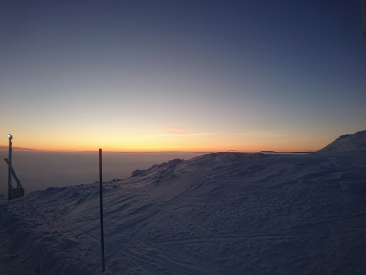 Polar sunset