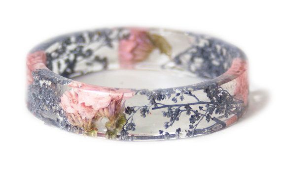 Resin Flowers Ring