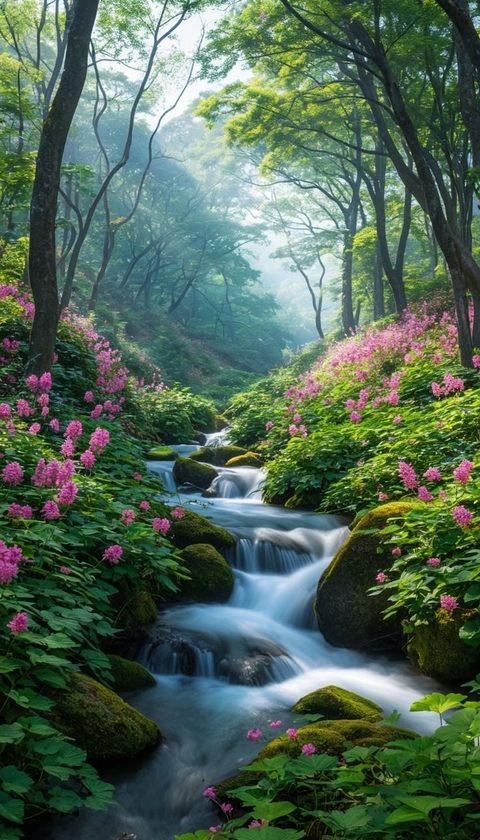Nature, Natural_landscape, Stream