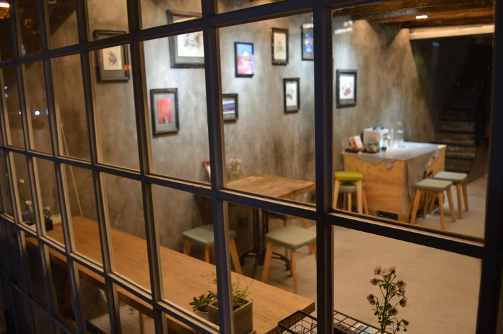 a quiet cafe in shanghai